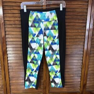 Xersion Women's Leggings - Colorful Yoga Workout Pants - Size Medium Fitted